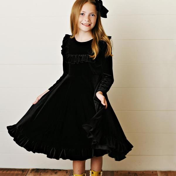 ワンピース bonjour diary Black velvet dress 4y bonjour diary Black velvet dress 4y Bonjour – Junior Edition